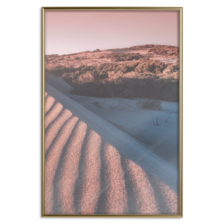 Wall Poster Pink Sands - desert landscape and plants in an orange composition 134763 additionalImage 21