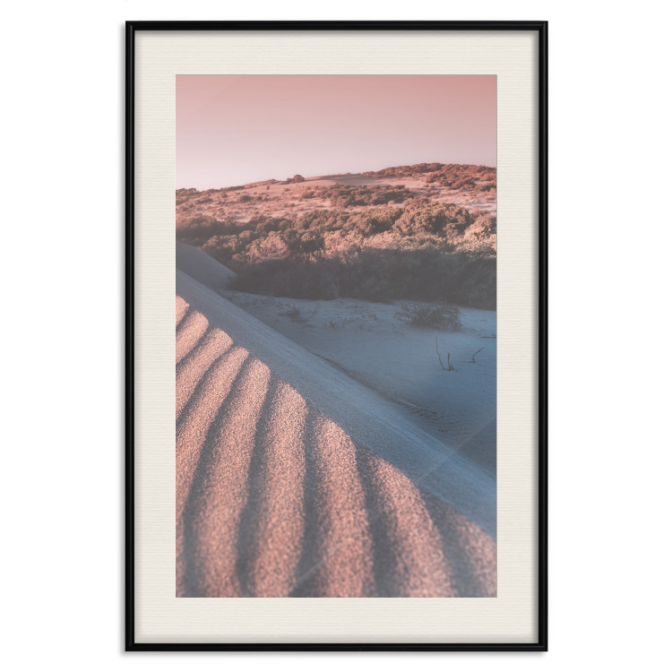 Wall Poster Pink Sands - desert landscape and plants in an orange composition 134763 additionalImage 19
