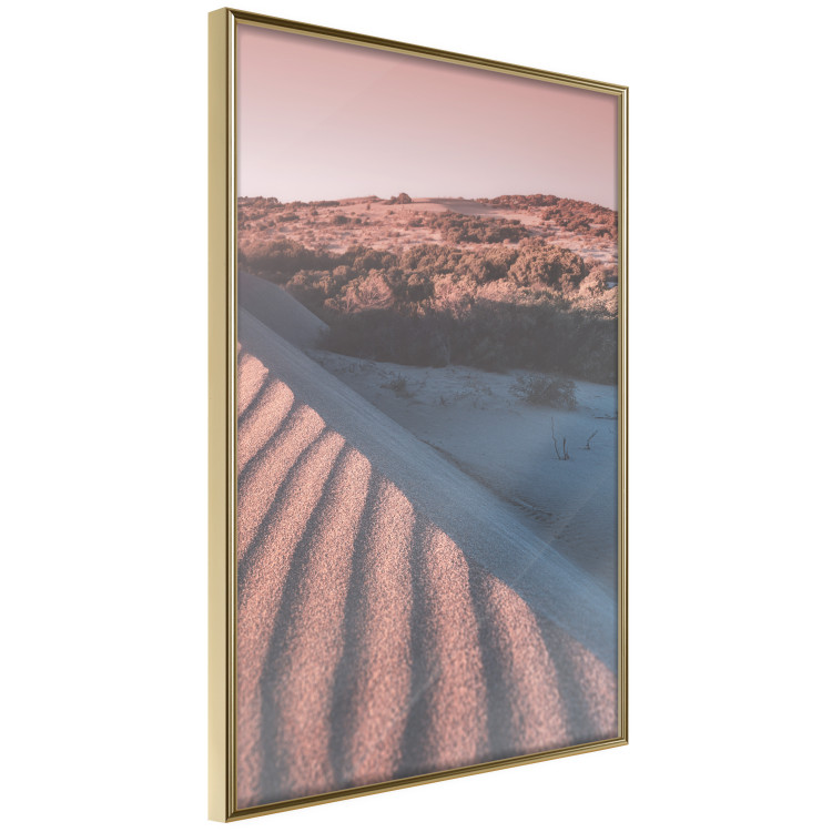 Wall Poster Pink Sands - desert landscape and plants in an orange composition 134763 additionalImage 14