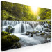 Large canvas print Awesome Waterfall - Green II [Large Format] 136363 additionalThumb 3