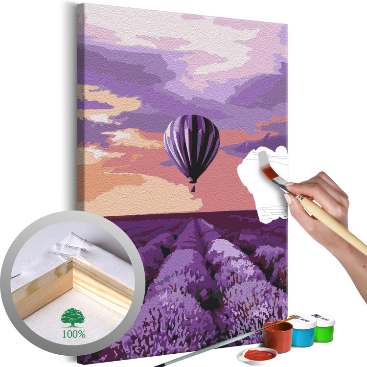 Paint by number Above the Lavender Field 138663