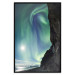 Wall Poster Wonder of Nature - picturesque aurora borealis in the sky amidst towering cliffs 138763 additionalThumb 8
