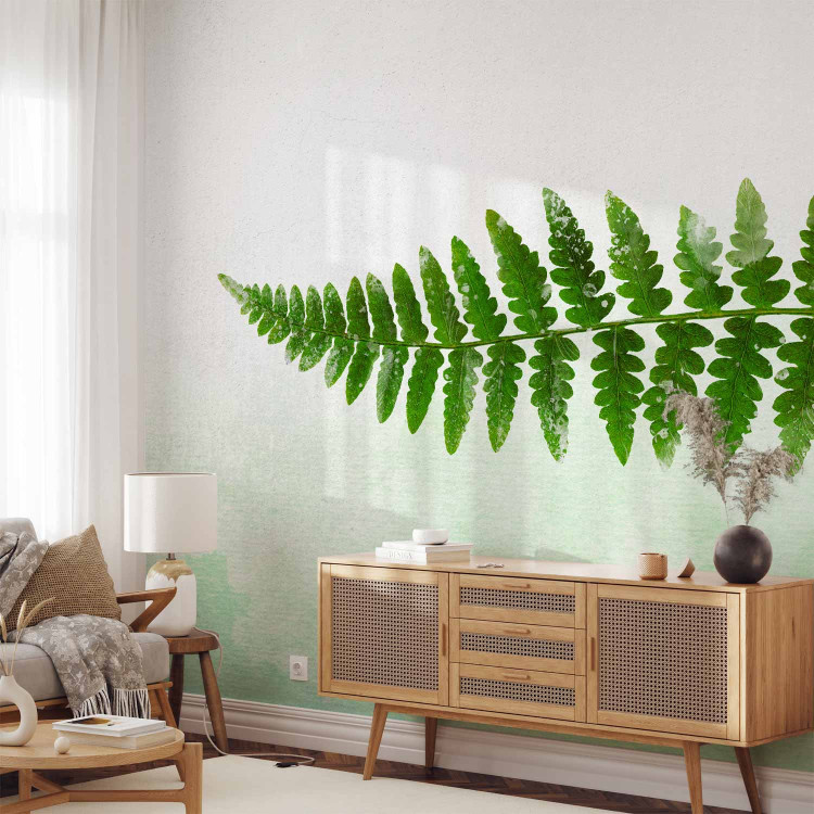 Photo Wallpaper Nature of ferns - minimalist style landscape with green foliage 143163