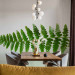 Photo Wallpaper Nature of ferns - minimalist style landscape with green foliage 143163 additionalThumb 6