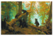 Paint by number Bear Play - Family of Brown Animals in a Pine Forest 148463 additionalThumb 6