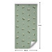 Wallpaper Tiny Flowers - Romantic Retro Pattern on a Green Background 150063 additionalThumb 7