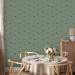 Wallpaper Tiny Flowers - Romantic Retro Pattern on a Green Background 150063 additionalThumb 8