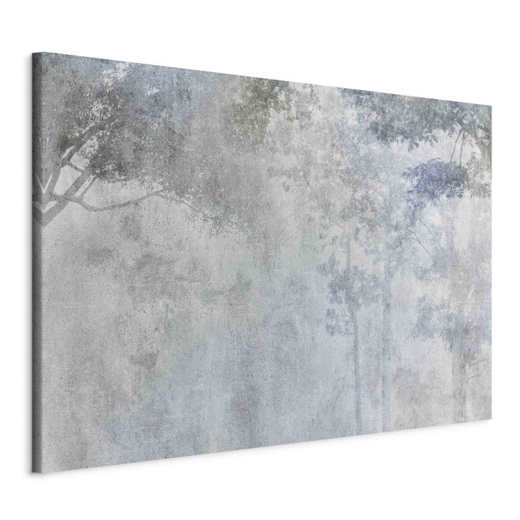 Canvas Print Trees in the Fog - Nature in Gray and Blue Shades 151463 additionalImage 2