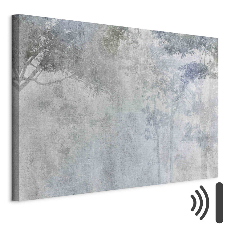 Canvas Print Trees in the Fog - Nature in Gray and Blue Shades 151463 additionalImage 8