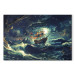 Canvas Art Print The Forgotten Voyage - A Lost Pirate Ship Sailing Into the Unknown 151563