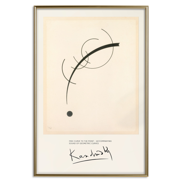 Poster Free Curve - Line and Dot on the Plane According to Kandinsky 151663 additionalImage 23