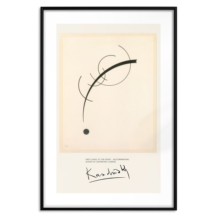 Poster Free Curve - Line and Dot on the Plane According to Kandinsky 151663 additionalImage 22