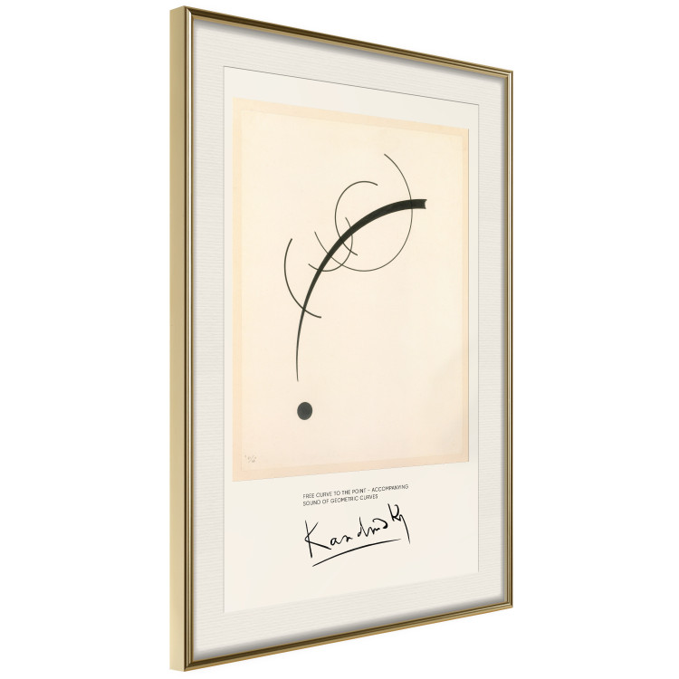 Poster Free Curve - Line and Dot on the Plane According to Kandinsky 151663 additionalImage 8