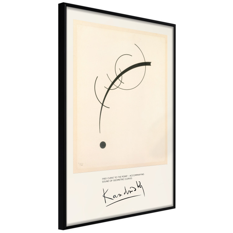 Poster Free Curve - Line and Dot on the Plane According to Kandinsky 151663 additionalImage 5