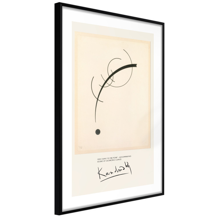 Poster Free Curve - Line and Dot on the Plane According to Kandinsky 151663 additionalImage 6