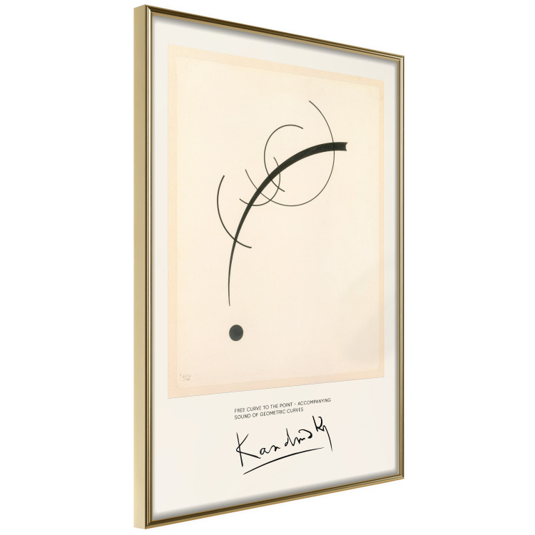 Poster Free Curve - Line and Dot on the Plane According to Kandinsky 151663 additionalImage 4
