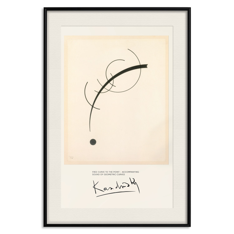 Poster Free Curve - Line and Dot on the Plane According to Kandinsky 151663 additionalImage 24