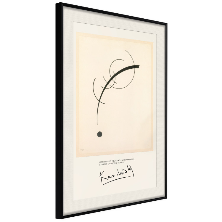 Poster Free Curve - Line and Dot on the Plane According to Kandinsky 151663 additionalImage 10