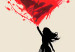 Poster Red Heart - A Girl With a Balloon Inspired by Banksy’s Style 151763 additionalThumb 3