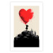 Poster Red Heart - A Girl With a Balloon Inspired by Banksy’s Style 151763 additionalThumb 15