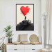 Poster Red Heart - A Girl With a Balloon Inspired by Banksy’s Style 151763 additionalThumb 12