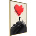 Poster Red Heart - A Girl With a Balloon Inspired by Banksy’s Style 151763 additionalThumb 6