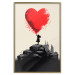Poster Red Heart - A Girl With a Balloon Inspired by Banksy’s Style 151763 additionalThumb 19