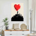 Poster Red Heart - A Girl With a Balloon Inspired by Banksy’s Style 151763 additionalThumb 8