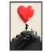 Poster Red Heart - A Girl With a Balloon Inspired by Banksy’s Style 151763 additionalThumb 14