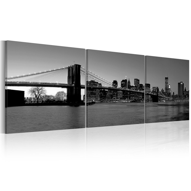 Canvas Art Print New York – a grey day 58363 additionalImage 2