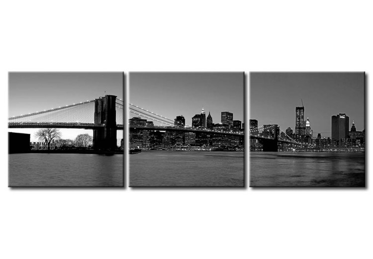 Canvas Art Print New York – a grey day 58363