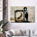 Canvas Inspired by Banksy - sepia 58963 additionalThumb 11
