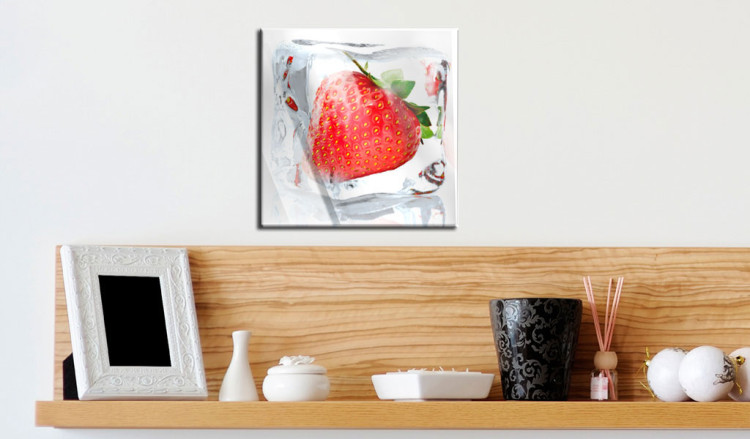 Print On Glass Frozen Strawberry [Glass] 92863 additionalImage 3