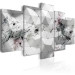 Canvas Blots and Triangles - Abstract Gray Texture in Industrial Style 98163 additionalThumb 2