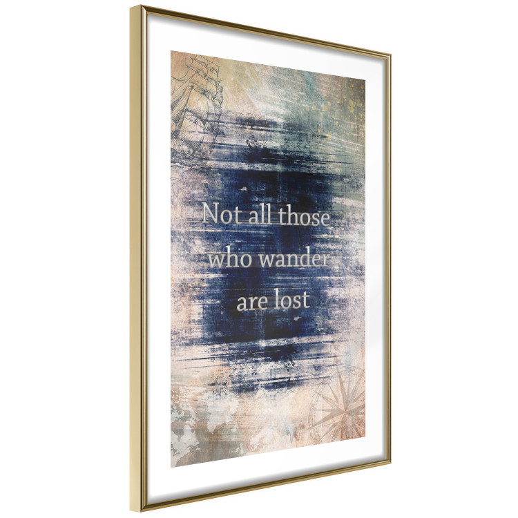 Wall Poster Not All Those Who Wander Are Lost - motivational English quote 114573 additionalImage 5