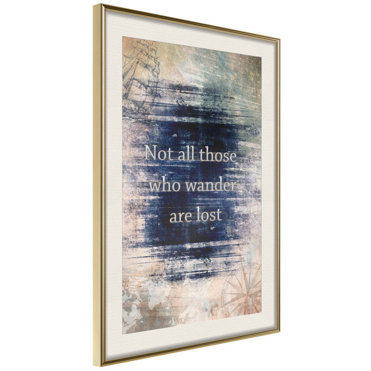 Wall Poster Not All Those Who Wander Are Lost - motivational English quote 114573 additionalImage 14