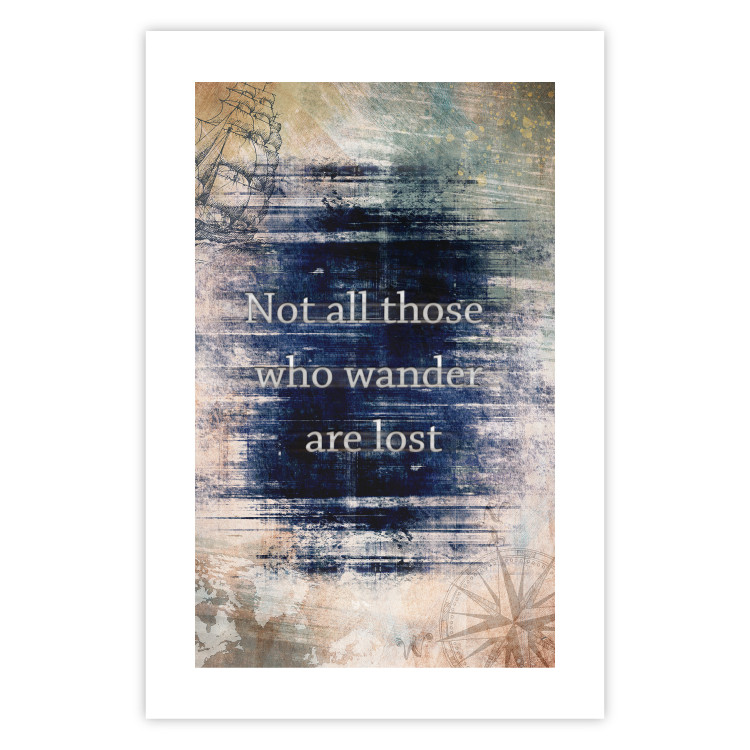 Wall Poster Not All Those Who Wander Are Lost - motivational English quote 114573 additionalImage 19