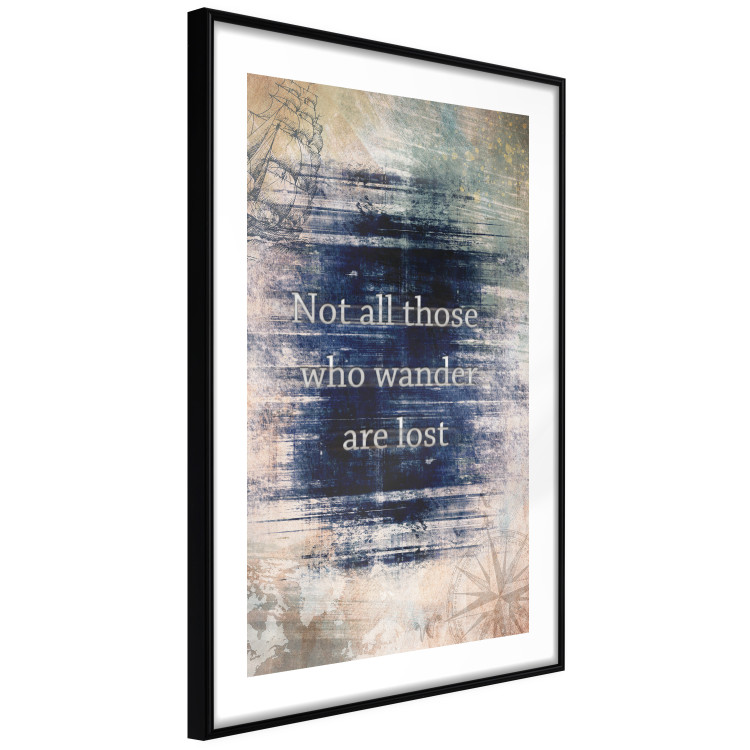 Wall Poster Not All Those Who Wander Are Lost - motivational English quote 114573 additionalImage 3