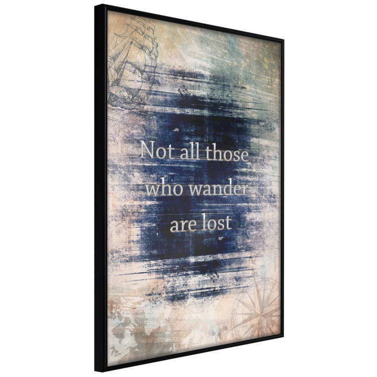 Wall Poster Not All Those Who Wander Are Lost - motivational English quote 114573 additionalImage 4