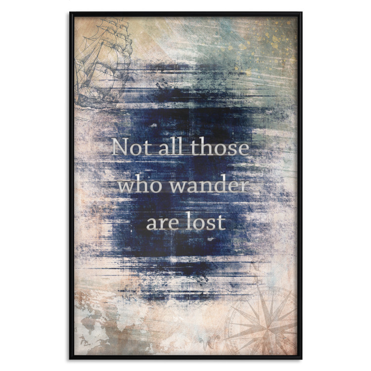 Wall Poster Not All Those Who Wander Are Lost - motivational English quote 114573 additionalImage 18