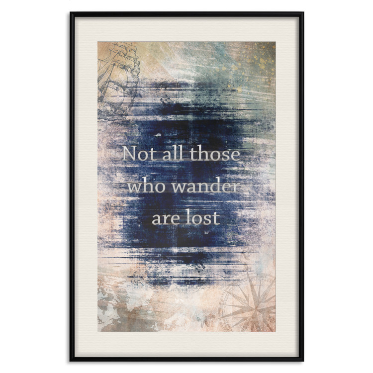 Wall Poster Not All Those Who Wander Are Lost - motivational English quote 114573 additionalImage 18