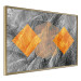 Wall Poster Exotic Form - composition with geometric shapes on a background of palms 117773 additionalThumb 2
