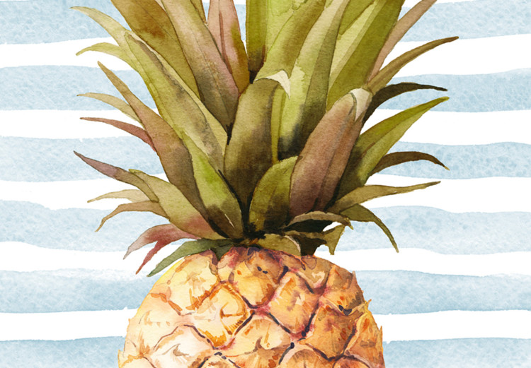 Canvas Mediterranean adventure - quote and pineapple inspired by sea nature 118473 additionalImage 4