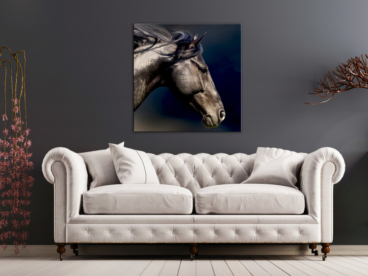 Canvas Print Unfolded Mane - Artistic photo with horse detail 121973 additionalImage 3