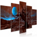 Canvas The blue full moon - a fantastic landscape in the night glow 123673 additionalThumb 2