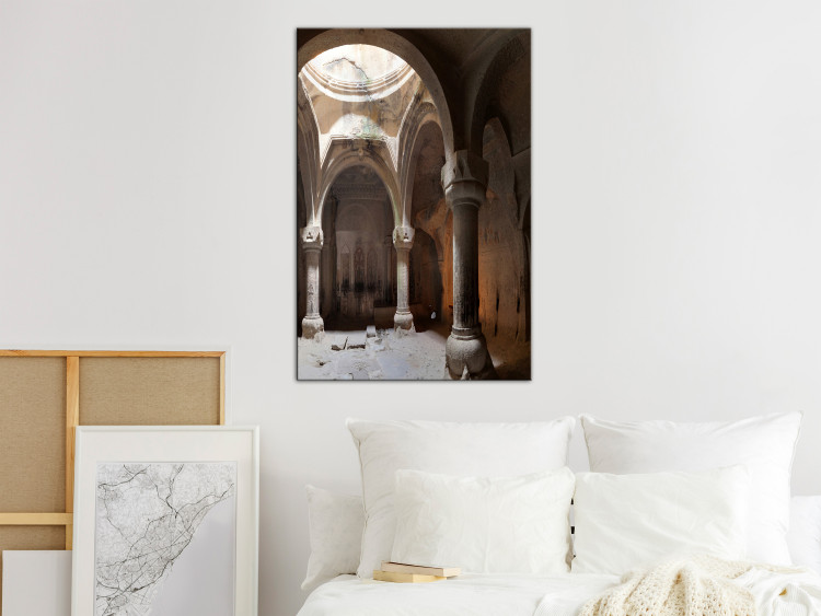 Canvas Art Print Roman temple - photograph of religious architecture with columns 123873 additionalImage 3