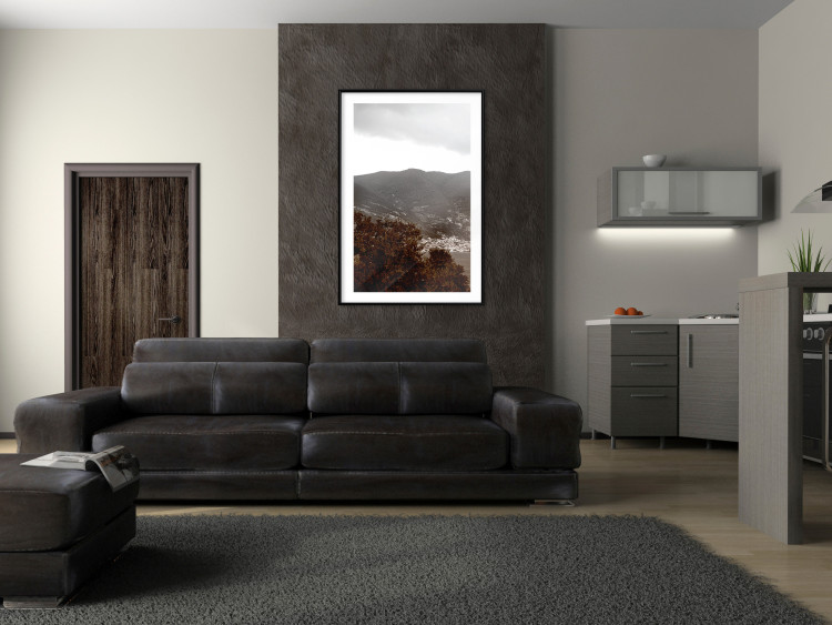 Poster Valley - cityscape by the sea against mountains and cloudy sky 124473 additionalImage 18