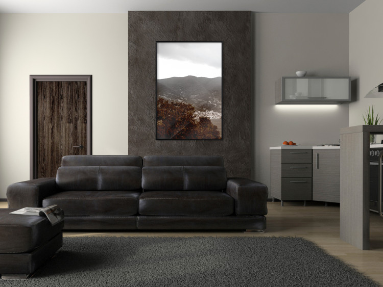 Poster Valley - cityscape by the sea against mountains and cloudy sky 124473 additionalImage 13