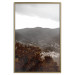 Poster Valley - cityscape by the sea against mountains and cloudy sky 124473 additionalThumb 8