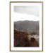 Poster Valley - cityscape by the sea against mountains and cloudy sky 124473 additionalThumb 6